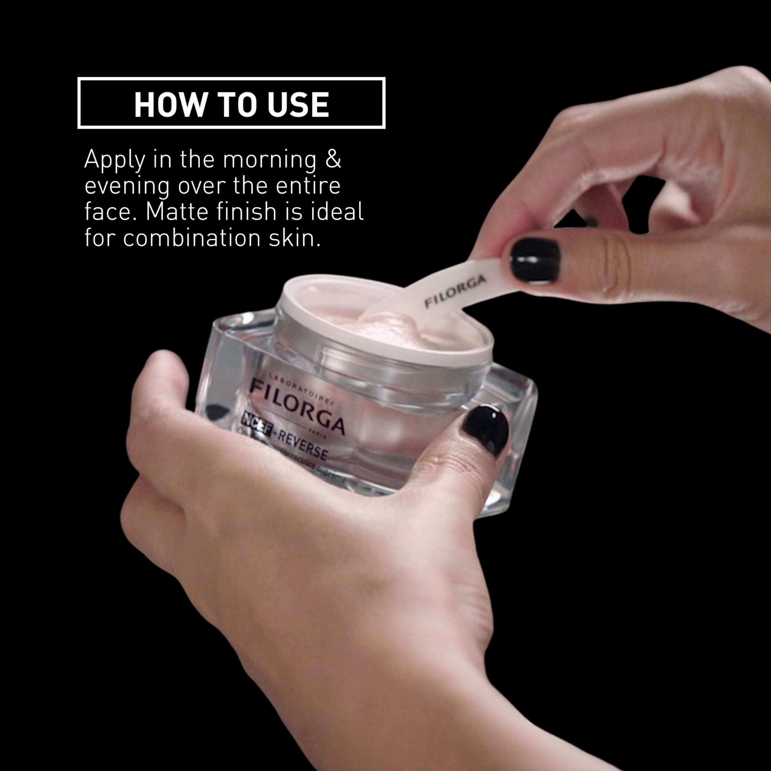 Filorga NCEF-Revitalize Cream, A Concentrated Anti-Aging Face Cream Formulated with NCEF Complex Containing Hyaluronic Acid, Amino Acids, and Co Enzymes for Strengthened and Smooth Skin, 1.69 fl oz.