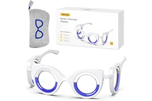 NEOISM Motion Sickness Glasses Car Sickness Glasses Relieve Carsickness Airsickness Seasickness Portable Anti Nausea Car Sick Glasses Adults or Kids