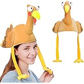 Spooktacular Creations Thanksgiving Turkey Hat, Thanksgiving Accessories Turkey Hat for Party Favor Supplies, Dress-up Party for Adults