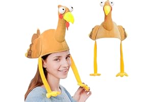 Spooktacular Creations Thanksgiving Turkey Hat, Thanksgiving Accessories Turkey Hat for Party Favor Supplies, Dress-up Party for Adults
