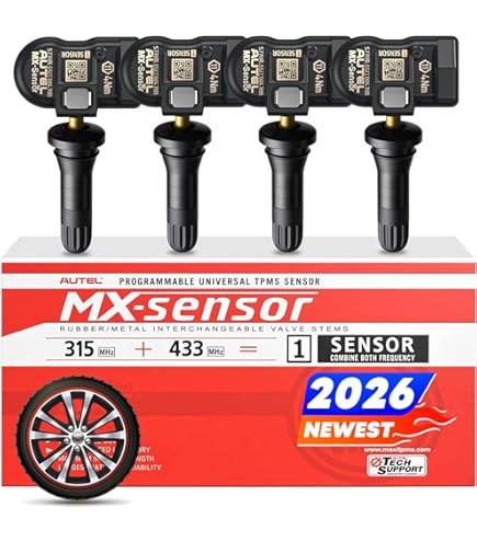 Amazon.com: Autel TPMS Sensor Set of 4, MX-Sensor 2in 1 315MHz +