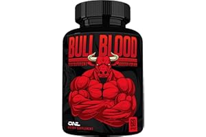OSYRIS NUTRITION LAB Bull Blood Testosterone Booster for Men - Testosterone Supplement for Stamina & Endurance - Maca Root, Horny Goat Weed, Tribulus Terrestris Extract & Tongkat Ali - Male Enhancing Supplement - 60 Ct