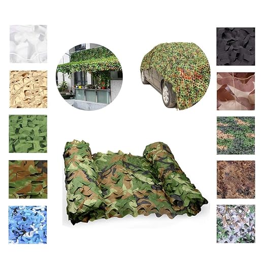 NI Malla de Camuflaje para protección Solar, para Camping, Caza ...
