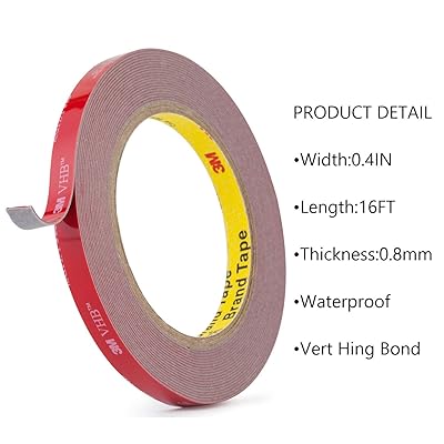 Buy 3m Double Sided Tape Vhb Heavy Duty Mounting Tape 16ft 0 4in Waterproof Foam Tape For Car Home Office Decor Online In Vietnam B08gsgxydv