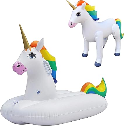 rainbow unicorn float