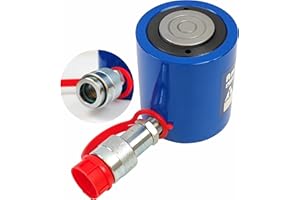 AMZCNC 10 Ton Hydraulic Cylinder Ram Single Acting 2 Inch Stroke 10T Hydraulic Cylinder Jack Lifting Jack Ram Portable Single Acting Lifting Cylinders with 50mm Stroke