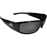 Siskiyou NCAA unisex Black Wrap Sunglasses