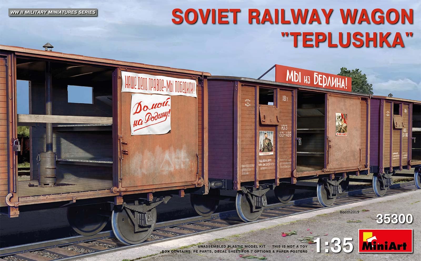 Miniart 1: 35 - Soviet Railway Wagon 'Teplushka'