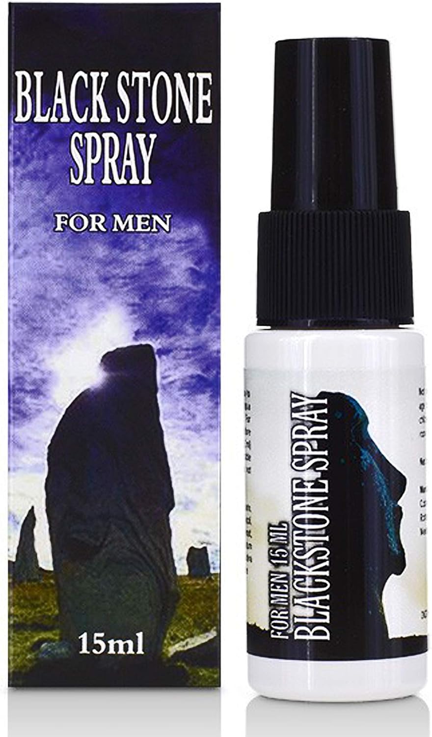 Spray retardant l'éjaculation Black Stone 15 ml Amazon.fr HygiÃšne