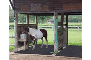 Meitola Horse/Stable Mats - Duty Stall Mats - for Floor Surface/Absorbent mat Lightweight Washable Floor Mat，Back Non-Slip，Keeps Stable Floors Clean and Dry Over time (36''x 48'')