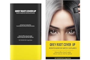 gowwim White Hair Color Correction Stick - Natural Ingredients, Quick Cover, Suitable for All Hair Types (dark brown, 0.5Ounce)