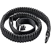 VVAAGG Two-Point Paracord Sling with Swivels, Non-Slip Paracord Sling Quick Adjustable Length Strap for Hunting