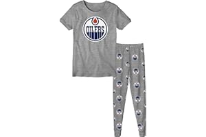 OUTERSTUFF Youth Edmonton Oilers Short Sleeve T-Shirt & Pants Sleep Set - Size Youth