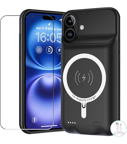 Amazon.com: Battery Case for iPhone 16 Plus,Upgraded