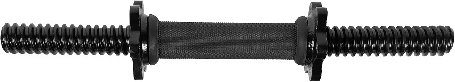 CAP Barbell 14" Threaded Dumbbell Handle with Collars, Black : Sports & Outdoors