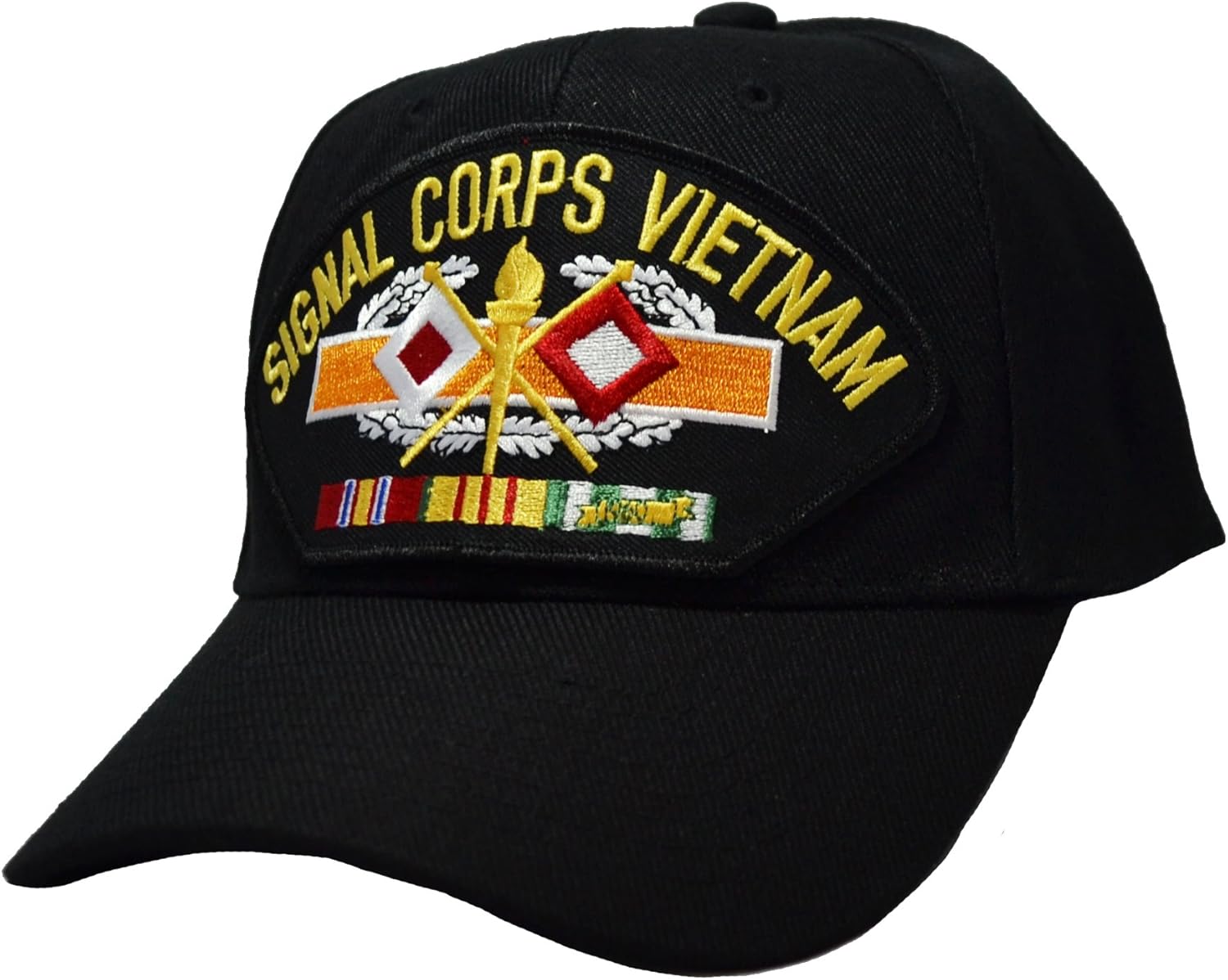 Signal Corps Vietnam War Veteran Cap Black at Amazon Men’s Clothing store