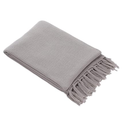 Amazon Com Liferevo Cotton Lightweight Throw Rustic Tassel Couch