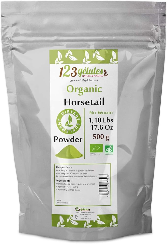 Horsetail Aerial Parts Organic Powder 1.10 Lbs 500 g 17