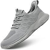Yopin Mens Walking Shoes Running Tennis Sneakers Mesh Casual Sports Breathable Shoes
