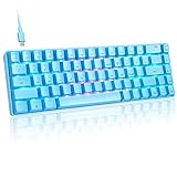 LexonElec 60% Wired Gaming Keyboard, RGB Backlit