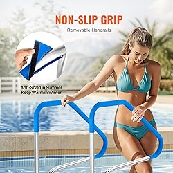 VEVOR Pool Handrail,46 x 37 inch Pool