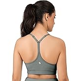Nirlon Y-Back Adjustable Sports Bra for Women - NirLUX High Support, Removable Pads, Stretchy Bra for Yoga & Everyday Wear