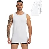 Idtswch Mens Tall Undershirt Sleeveless Lightweight & Breathable S-4XL(1 Pack & 3 Pack)