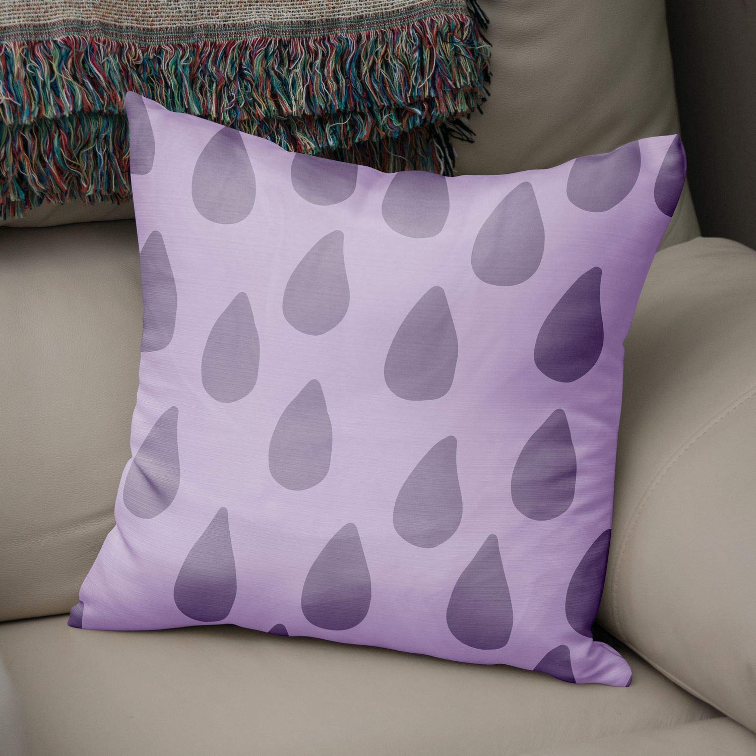 Bonamaison Decorative Cushion Cover Random Pattern, Throw Pillow Covers, Home Decorative Pillowcases for Livingroom, Sofa, Bedroom, Size:50x50 Cm - Designed and Manufactured in Turkey