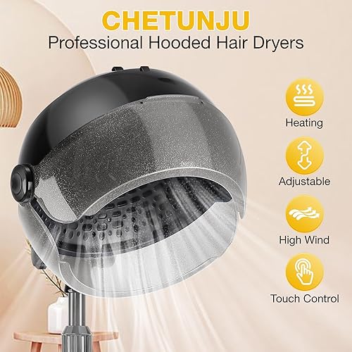Portable Hooded Hair Dryer On Wheels Chetunju Hooded Hair