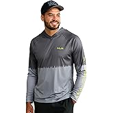 HUK - Men's Pursuit Graphic Hoodie, Sun Protecting Fishing Shirt with Hood