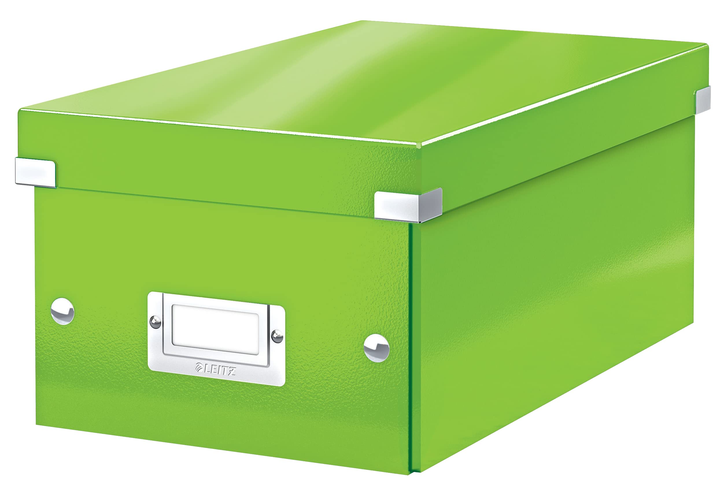 Leitz 60420054 DVD Storage Box, Click and Store Range, Green