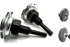 Pro-Graad Arbor Mandrel for Drill or Die Grinder 1/4” Shank 1/2" Threads Wheel Arbor Adapter for Mounting 1/4” up to 3/4” Wide Buffing Grinding and Polishing Wheels with 1/2” Center Hole | 2 Pack