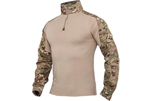 XKTTAC G3 Combat Tactical Shirt for Men with 2-4 Pockets Airsoft-Military-Paintball-Camping Gear Multicam Army BDU TOP