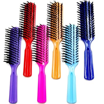 Amazon Com Luxxii Pack 6 7 5 Plastic Colorful Handle Nylon