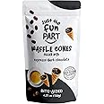 Just The Fun Part, Bite-Size Crispy Mini Waffle Cones with Premium Belgian Chocolate, Great for Snacks, Dessert, Grab & Go - Kosher (Espresso Dark Chocolate)