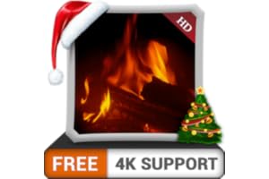 chemin��e chaude HD gratuite - profitez des nuits froides d'hiver pendant les vacances de No?l sur votre t��l��viseur HDR 4K, vo