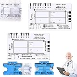 ECG 7 Step Ruler, ECG/EKG 7 Step Ruler Card for