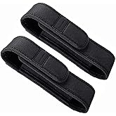 GaiGaiMall 2 PCS Tactical Flashlight Pouch Holster Belt Clip for 5"-7" Flash Light