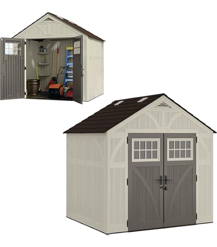 Amazon.com : Suncast 8x13 Ft Resin Shed - Large Outdoor Shed with