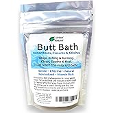 Urban ReLeaf Butt Bath 6 oz. Bag! Hemorrhoids, Fissures & Stitches. Helps itching & Burning. Clean, Soothe & Calm. The Easy Sitz Bath! Fresh & Warm, Sea Salt Soak. Gentle Relief, 100% Natural
