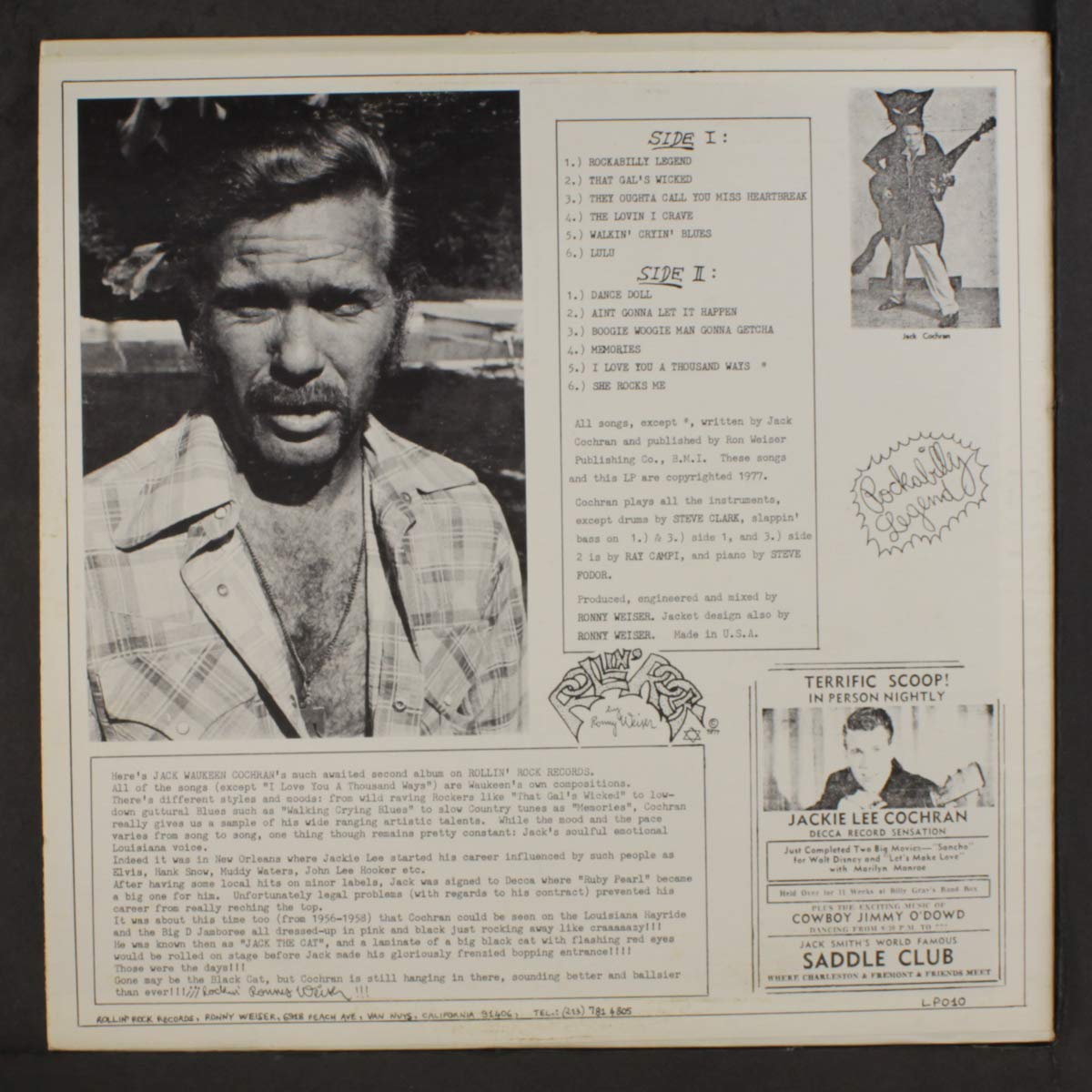 Jackie Lee Cochran Rockabilly Legend Amazon Com Music jackie lee cochran rockabilly legend