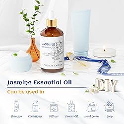 HIQILI Jasmine Essential Oil, Premium Quality Pure