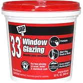 DAP '33' Window Glazing, White, 32 Oz (7079812122)