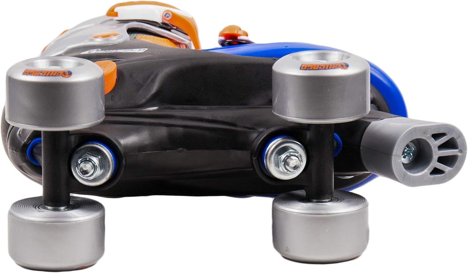 Chicago Boy's Adjustable Quad Roller Skate, Blue/Silver, Medium : Sports & Outdoors