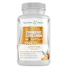 Turmeric Curcumin with Bioperine Joint Pain Relief - Made in USA- Anti-Inflammatory, Antioxidant Supplement with Black Pepper for Better Absorption. Best 100% - All Natural NON-GMO -1200mg By Nuvertex