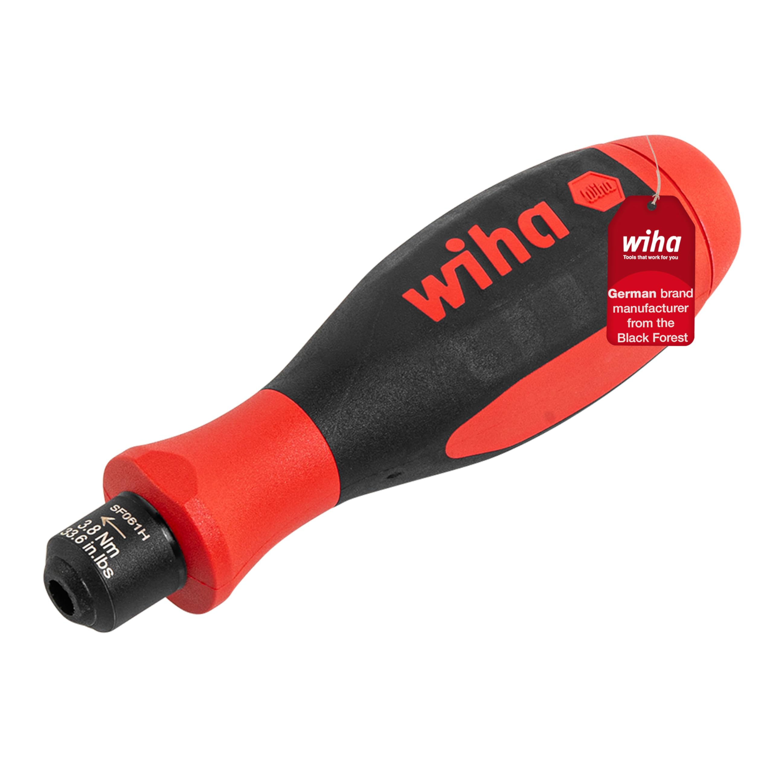 Wiha 29201380 Variant 2"Easy Torque Screwdriver, Black/Red, 3.8 N m