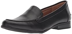 LifeStride womens Margot Loafer, Black, 8.5 Wide US