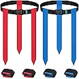 HASITE Flag Football Belts, 2/4/10/14/20 pcs of Adjustable Flag Football Set with Flags, Suitable for Youth Adults and Kids