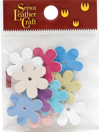 Amazon Co Jp Seiwa レザーアクセサリー フラワーパーツ 大 10枚入り ホビー