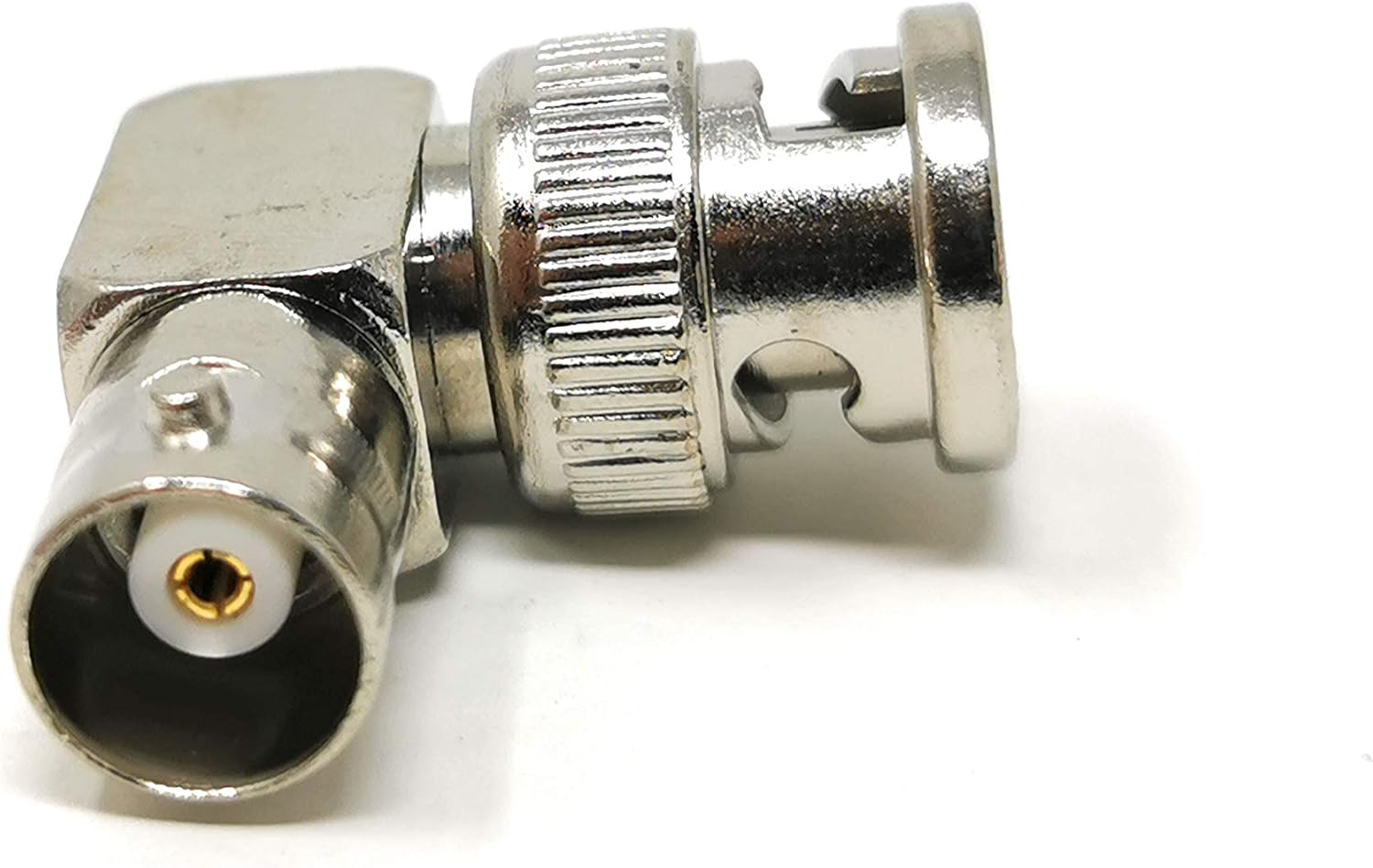 MainCore BNC Male to Female Right Angled, Adaptor/Connector 90 Degree/Coax/Coaxial for CCTV/Antenna/Monitor Camera - Image 3
